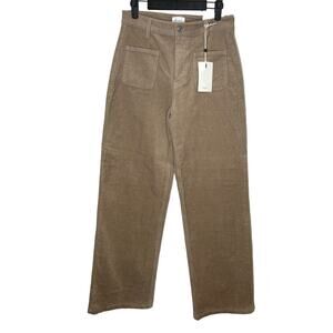 Kancan USA Ultra High Rise Wide Leg Corduroy Pant - Size 7 / 27